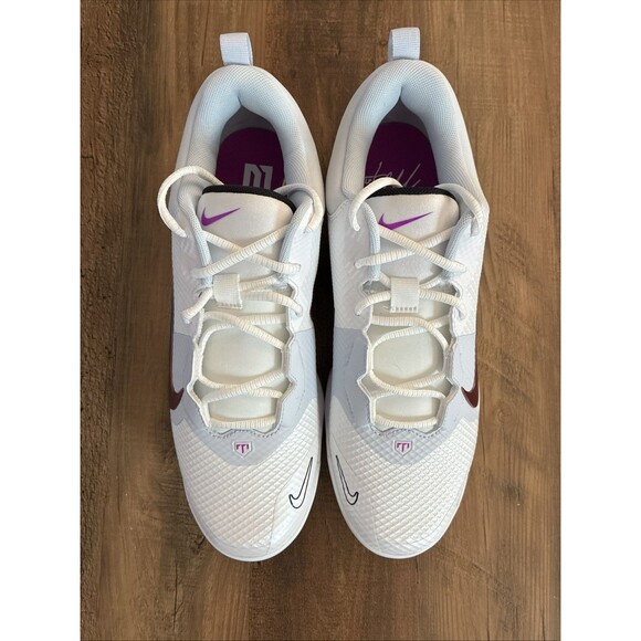 Nike Men Size 12 Force Zoom Trout 9 Pro MCS Rainbow Baseball Cleats FB2908-106 - Picture 3 of 7